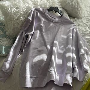lululemon perfectly oversized crew